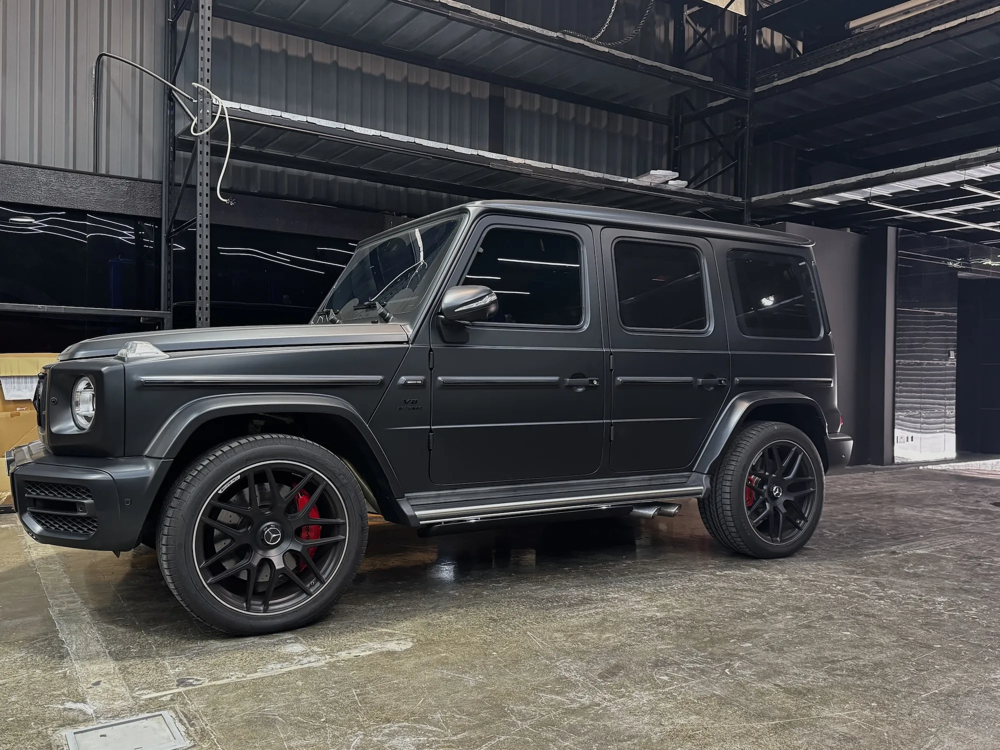 Электрические выдвижные пороги ats для Mercedes g class