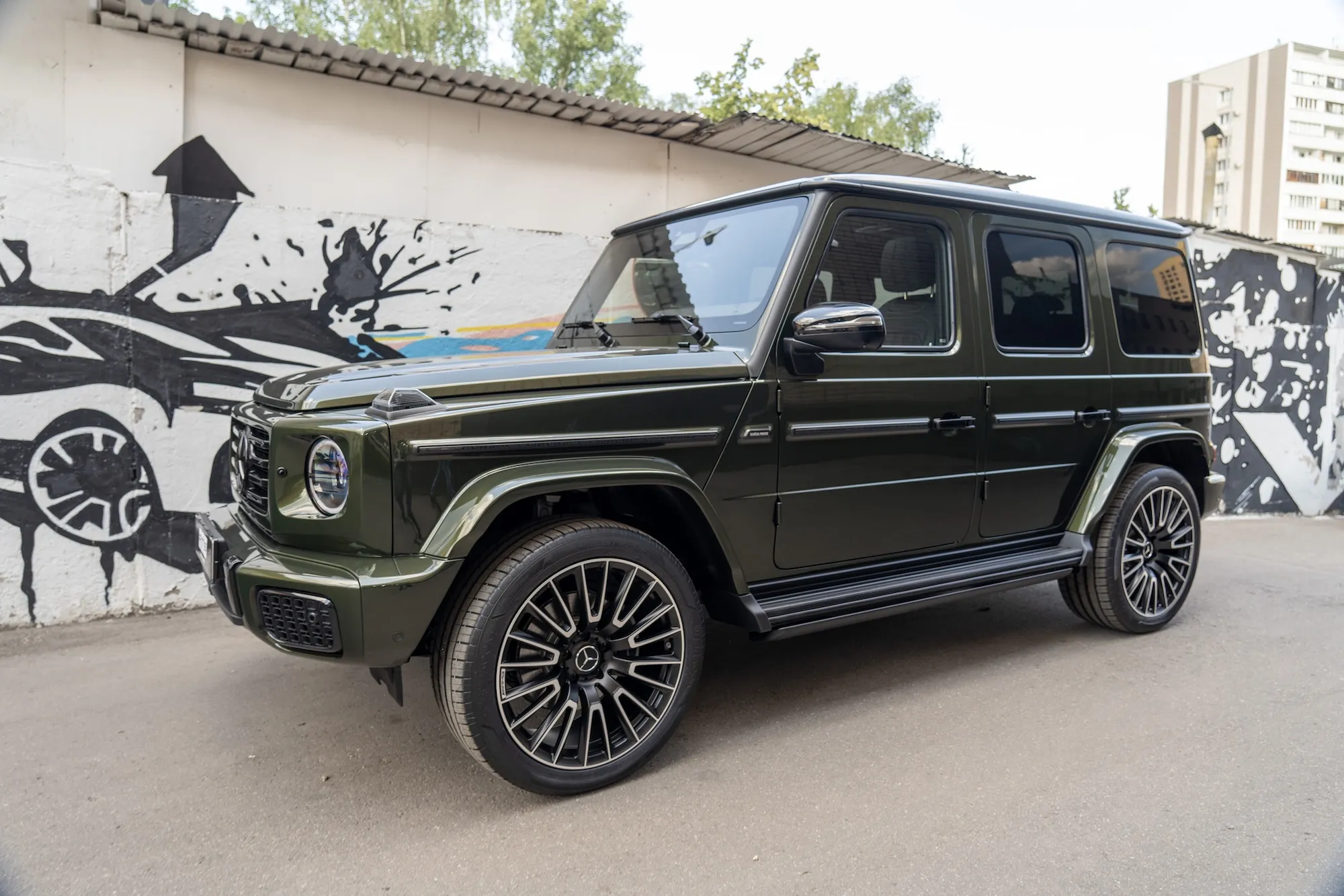 Электрические выдвижные пороги ats для Mercedes g class