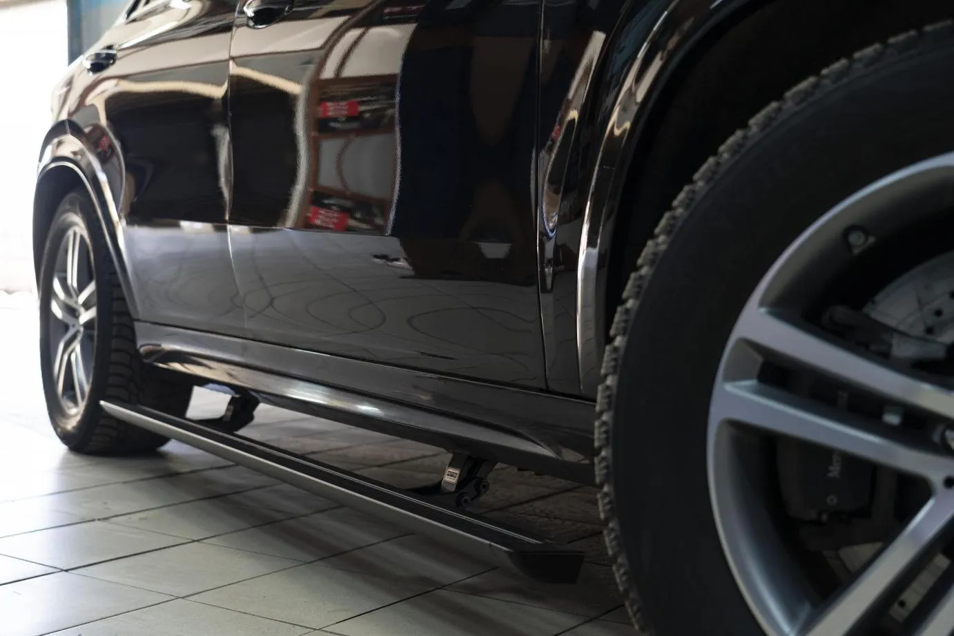 Электрические выдвижные пороги ATS на Mercedes-Benz GLE Coupe II (C167)