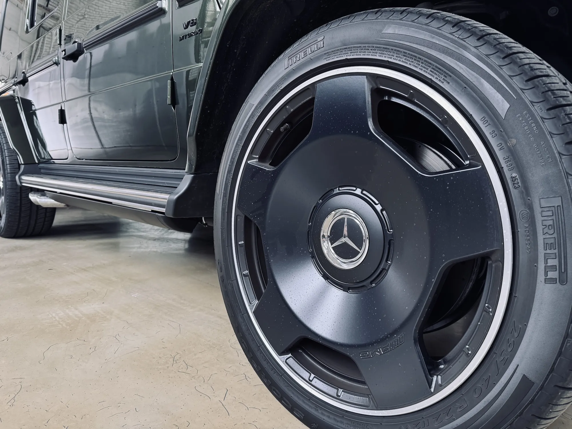 Электрические выдвижные пороги ats для Mercedes g class
