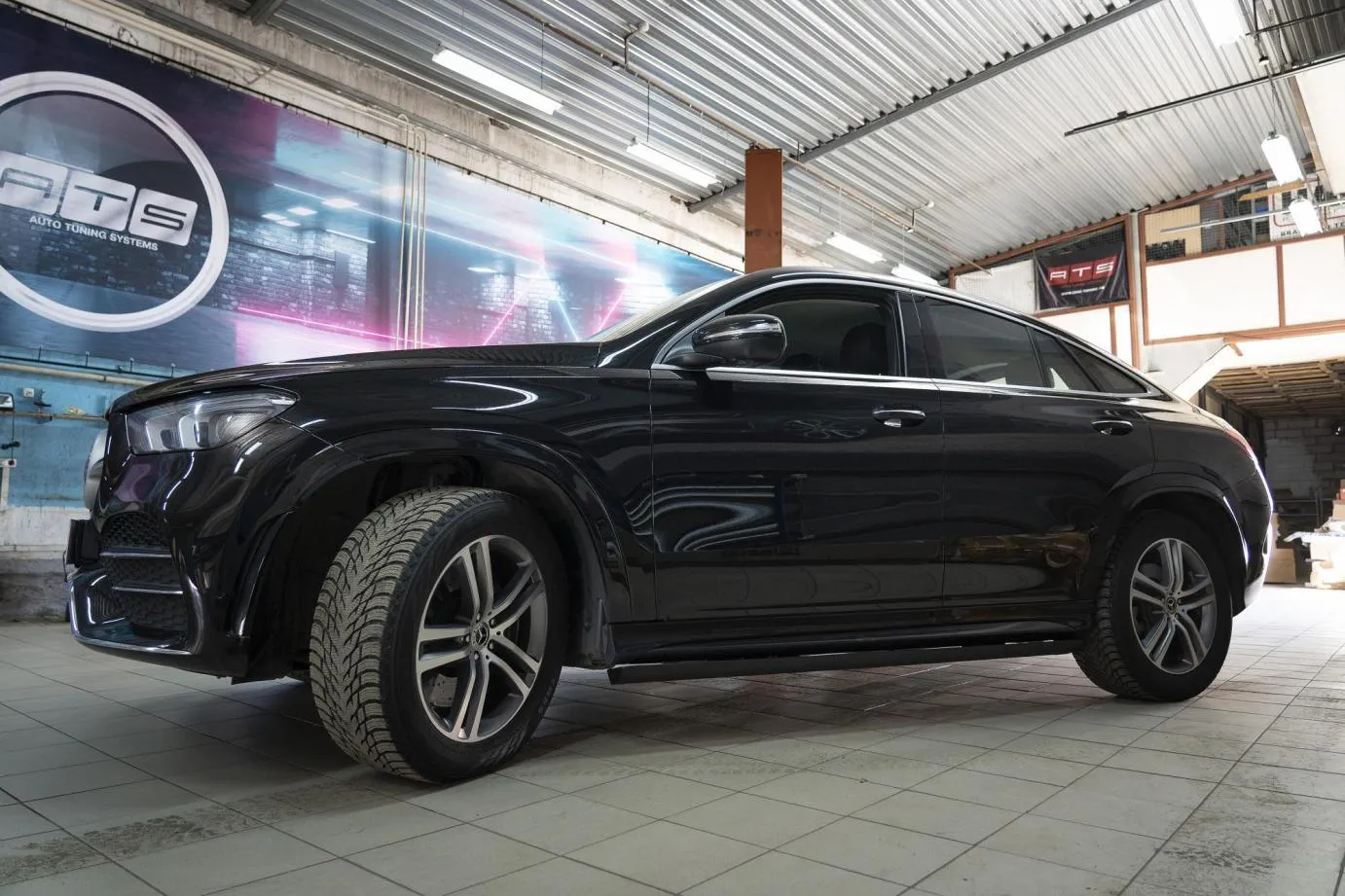 Электрические выдвижные пороги ATS на Mercedes-Benz GLE Coupe II (C167)
