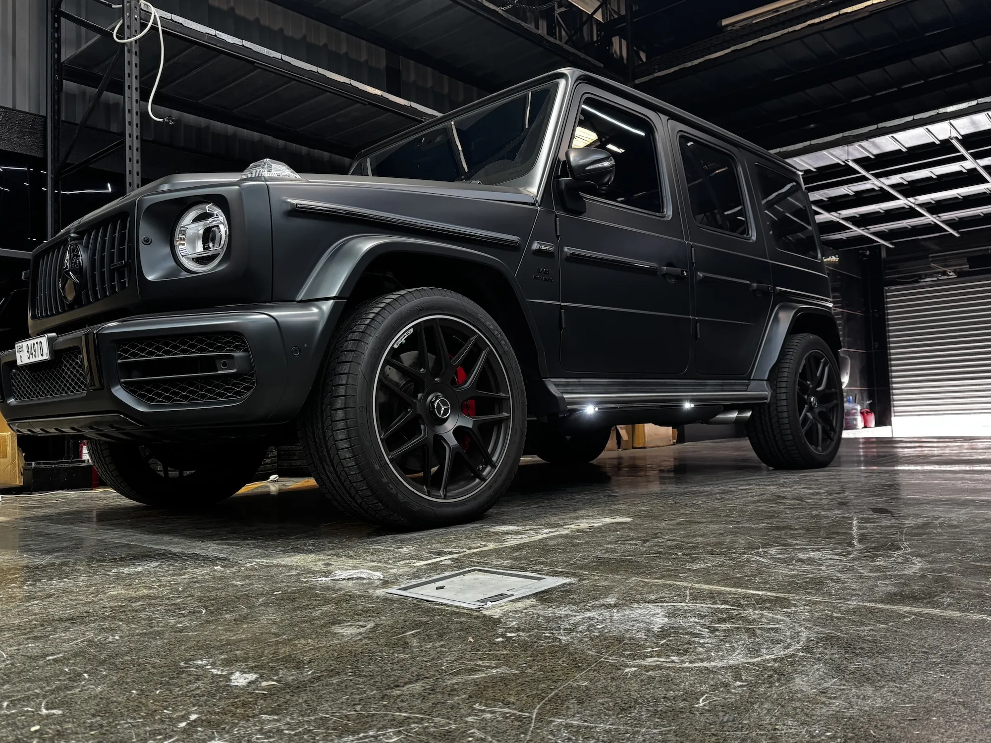 Электрические выдвижные пороги ats для Mercedes g class