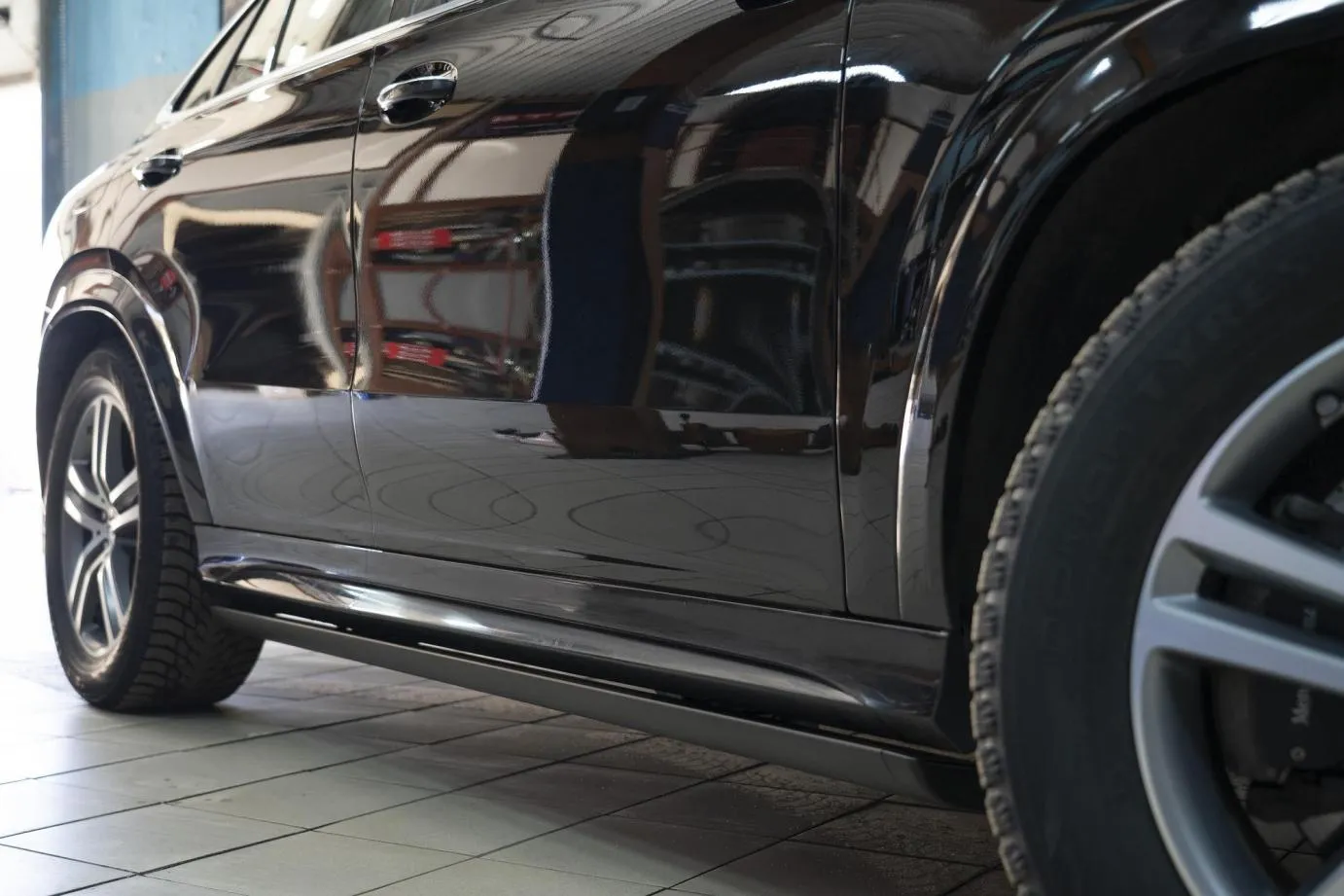 Электрические выдвижные пороги ATS на Mercedes-Benz GLE Coupe II (C167)