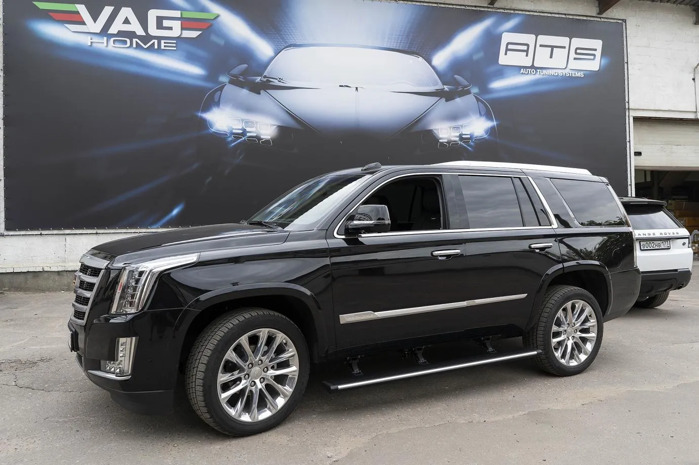 Выдвижные пороги ATS Cadillac Escalade IV
