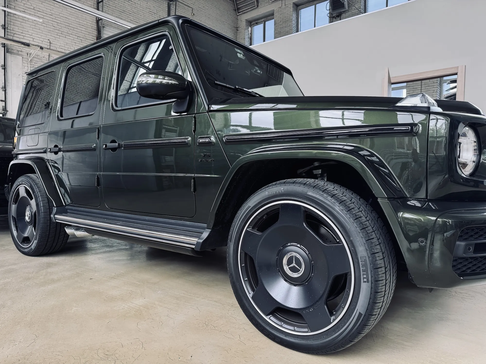Электрические выдвижные пороги ats для Mercedes g class