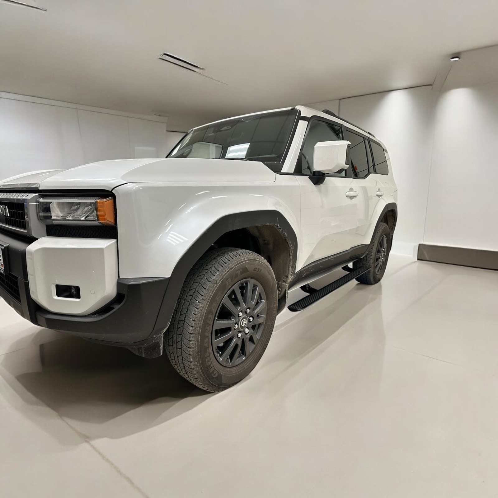 Электрические выдвижные пороги ats для toyota prado 250