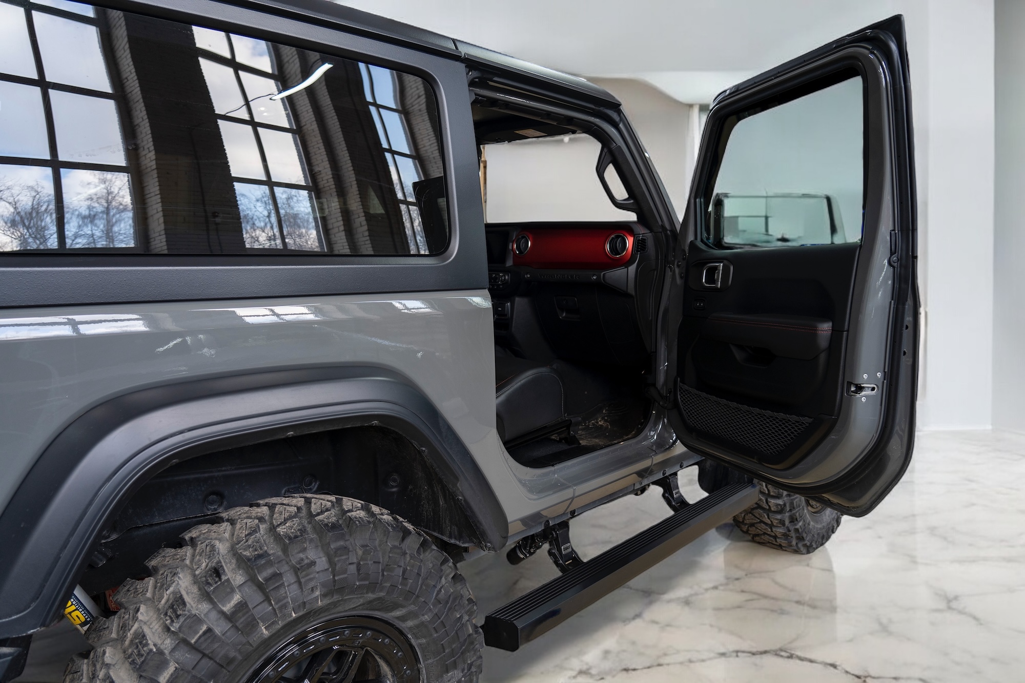 электрические выдвижные пороги ATS для автомобиля jeep wrangler 3D