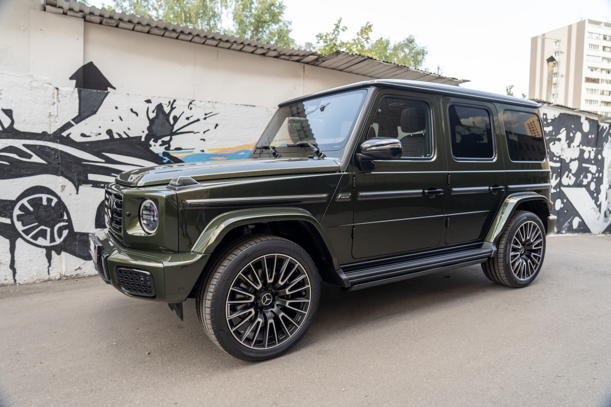 Электрические выдвижные пороги ats для Mercedes g class
