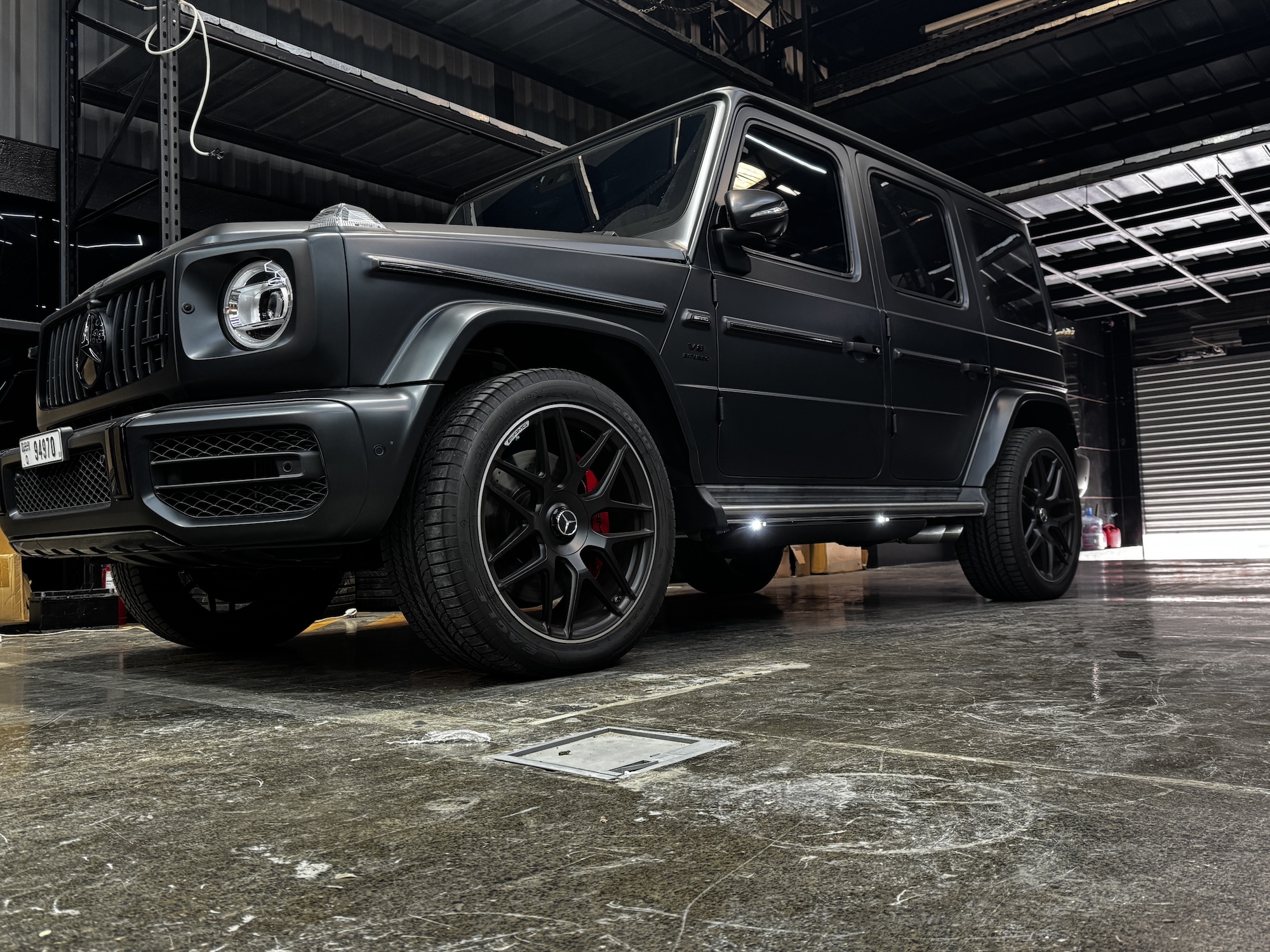 Электрические выдвижные пороги ats для Mercedes g class