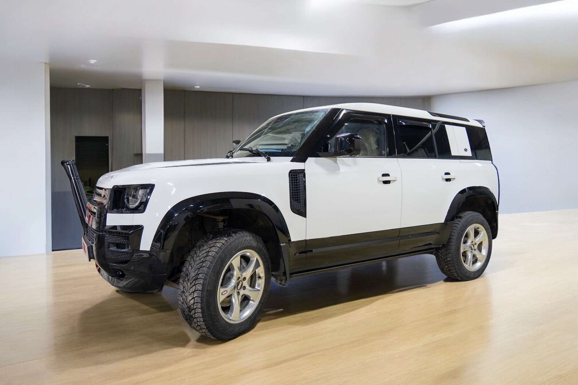 Электричeские выдвижные пороги ats для land rover defender
