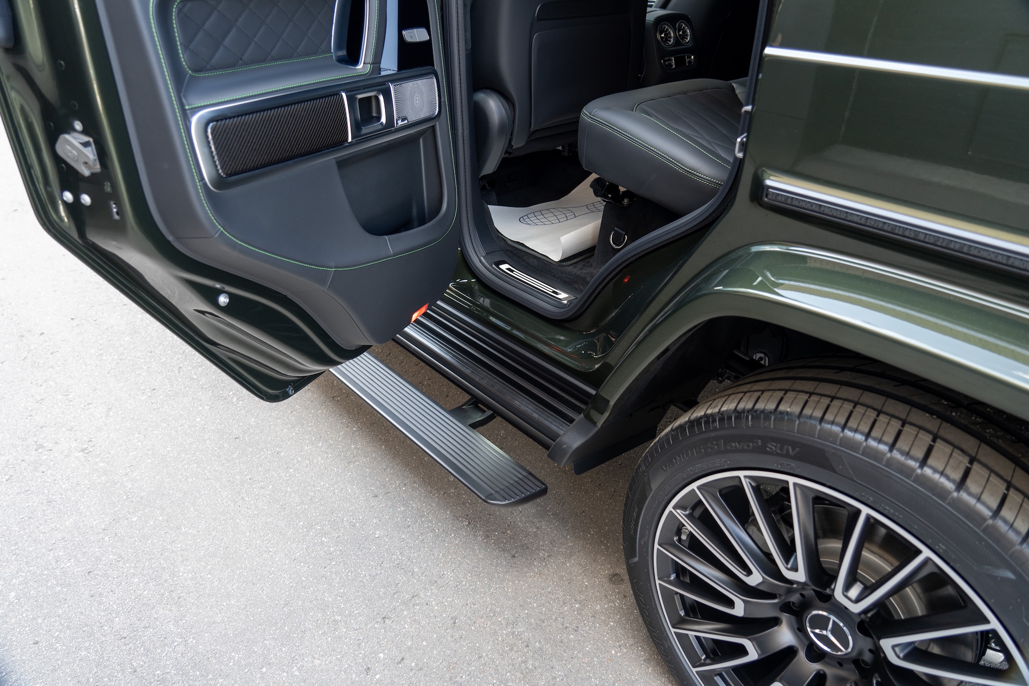 Электрические выдвижные пороги ats для Mercedes g class