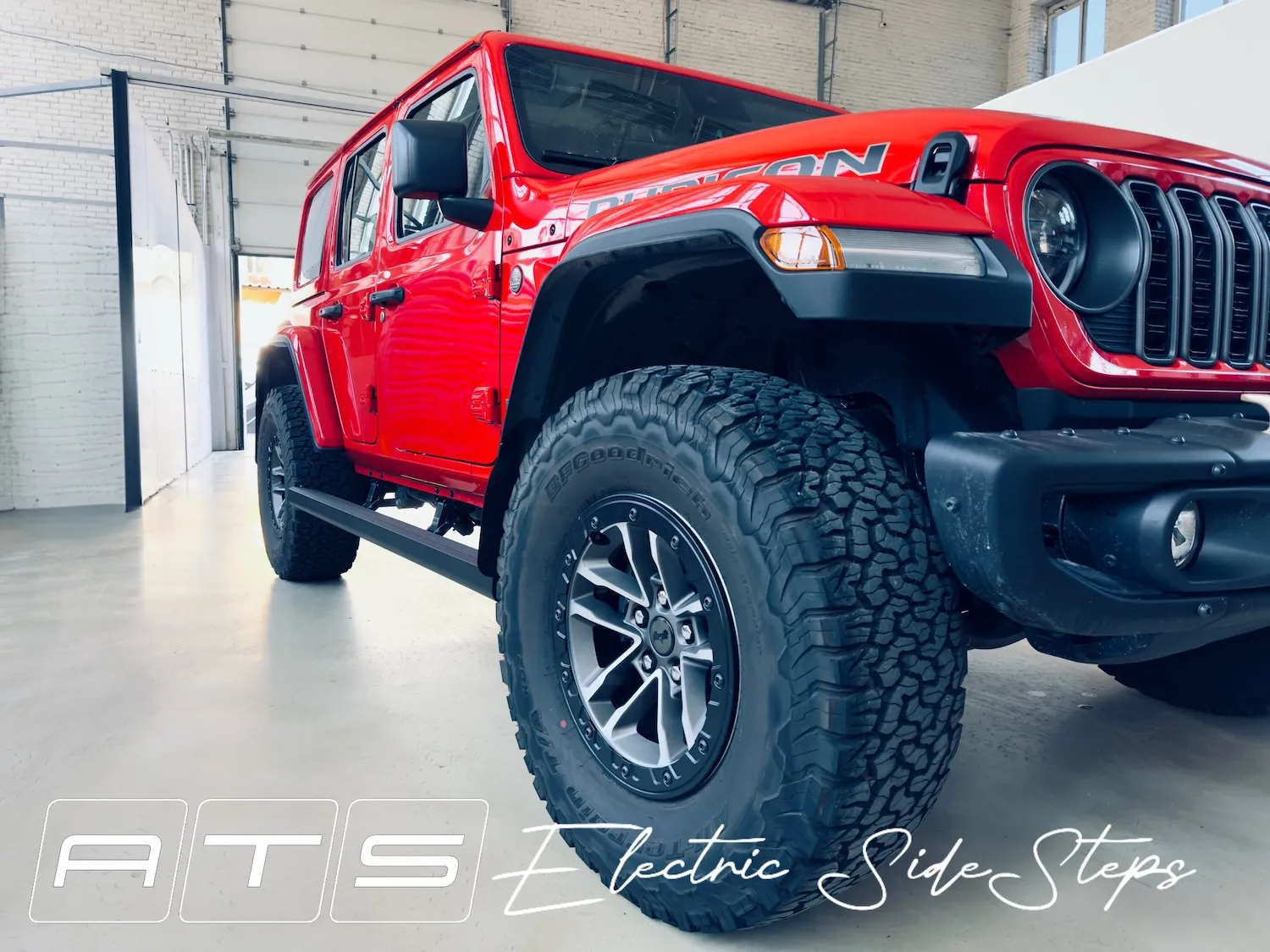 Электропороги ATS для jeep wrangler 4d